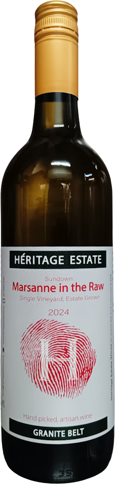 Heritage Estate Marsanne In The Raw Marsanne 2025 bottle — Granite Belt